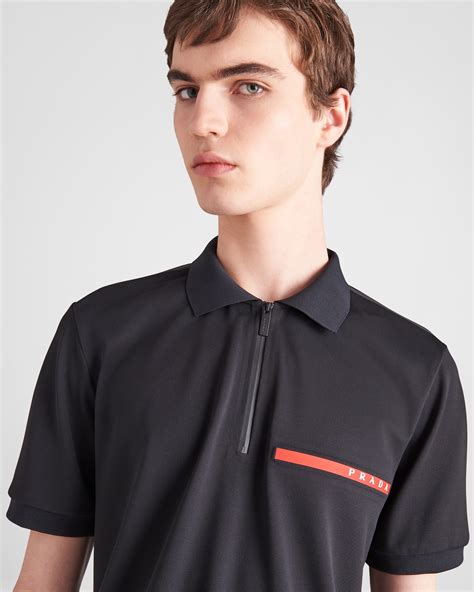 prada open collar shirt|Prada polo shirts.